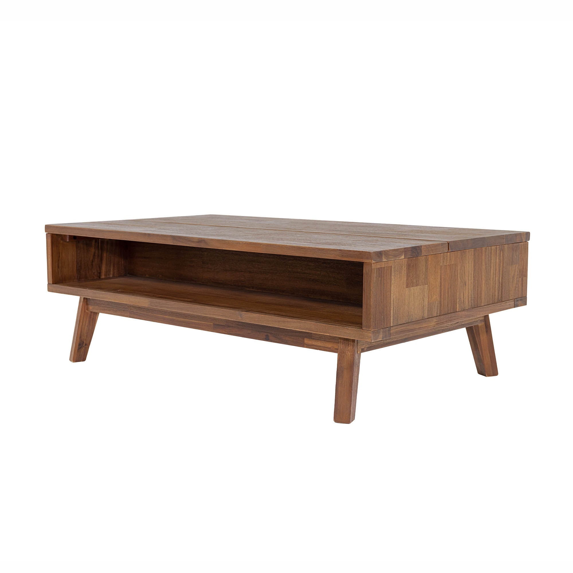 Gia Coffee Table w/ Lift Top - Warm Pecan