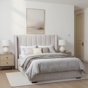 Stylus Lille Queen Bed - Alps Ecru