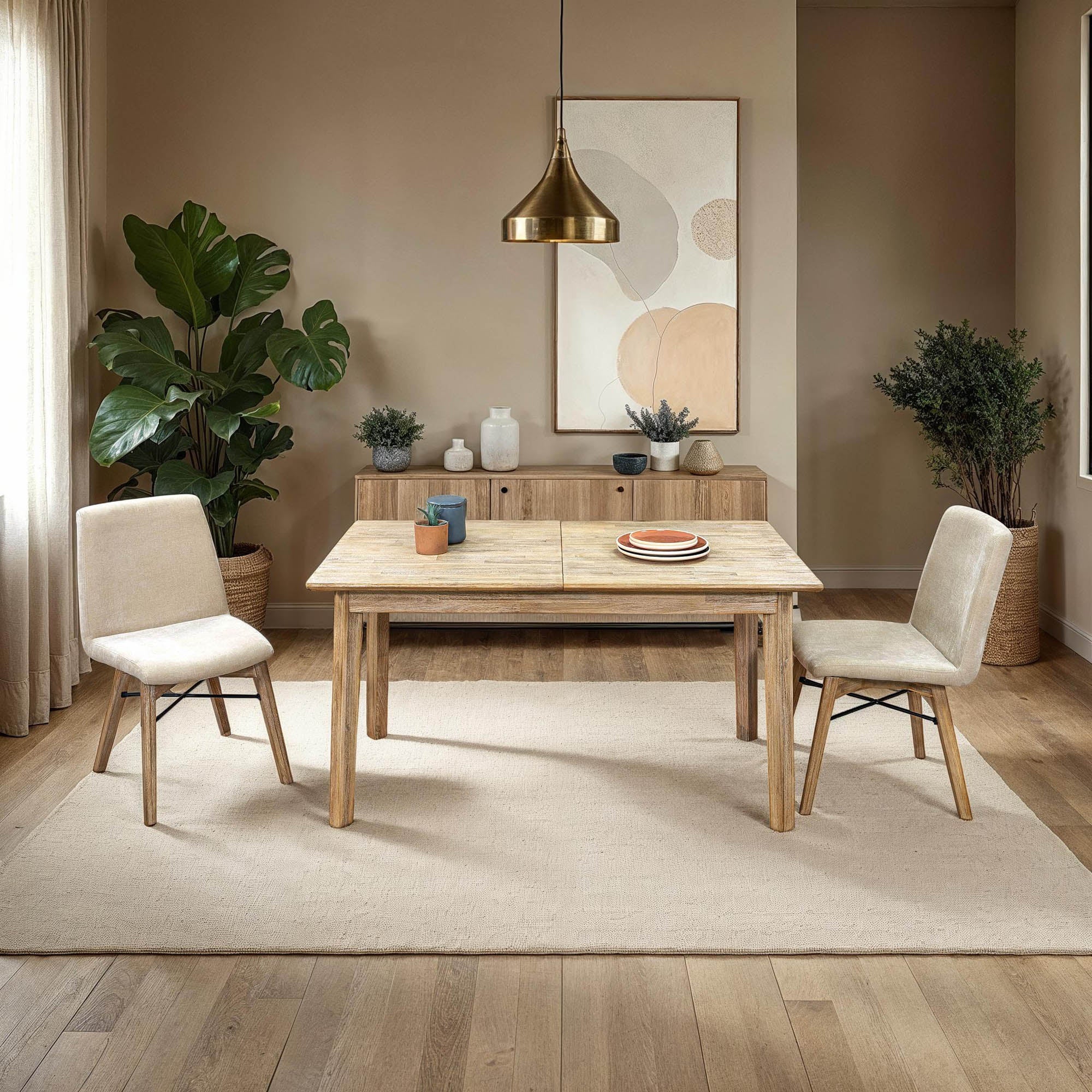 Gia Dining Chair - Light Driftwood - Sand - Image 2