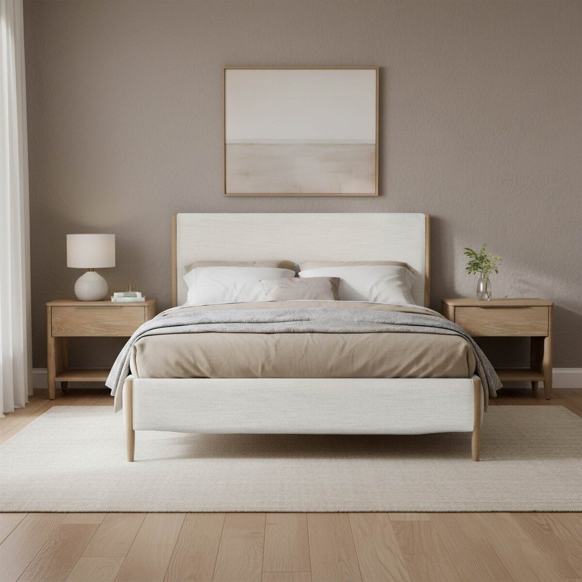 Kamelia King Bed - Sand - Image 2