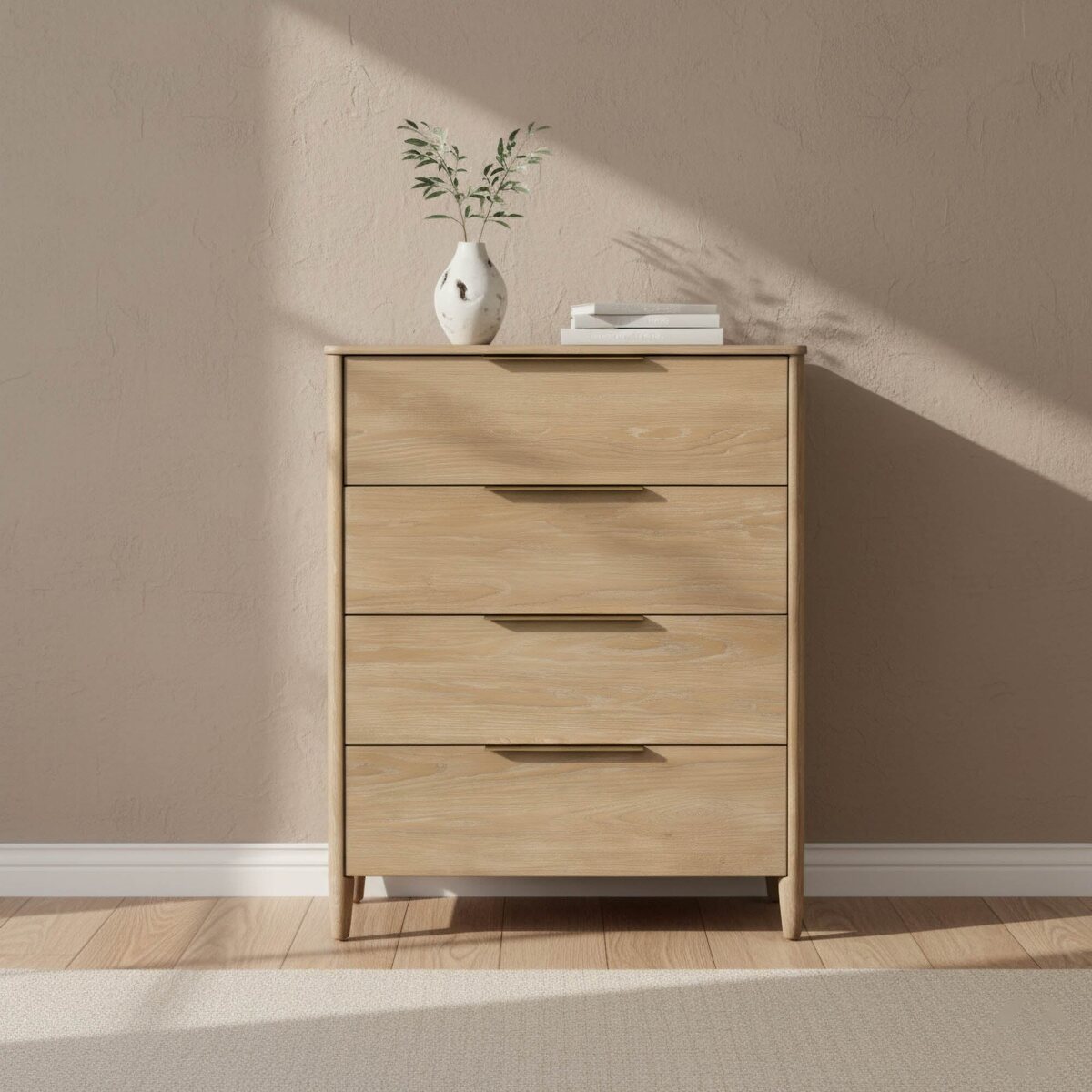 Kamelia 4 Drawer Chest - Sand - Image 2