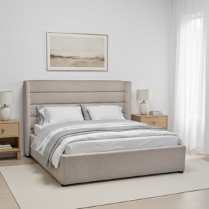Stylus Berlin Queen Storage Bed - Mitte Taupe