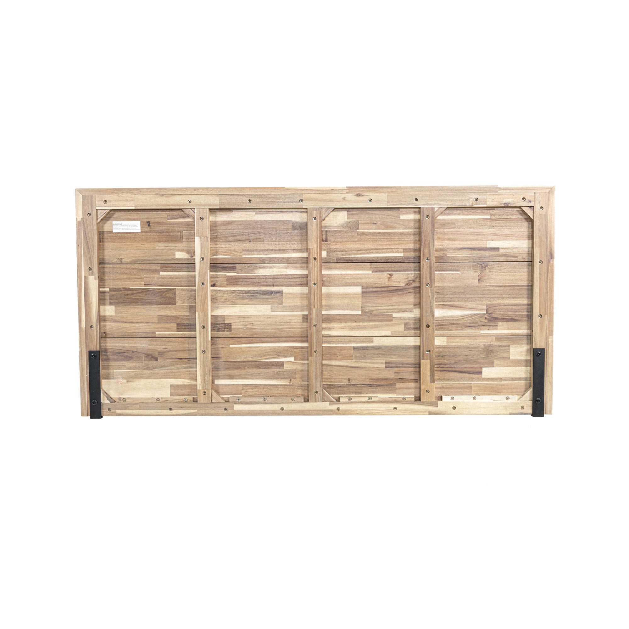 Gia Queen Bed - Headboard ONLY - Light Driftwood - Image 3