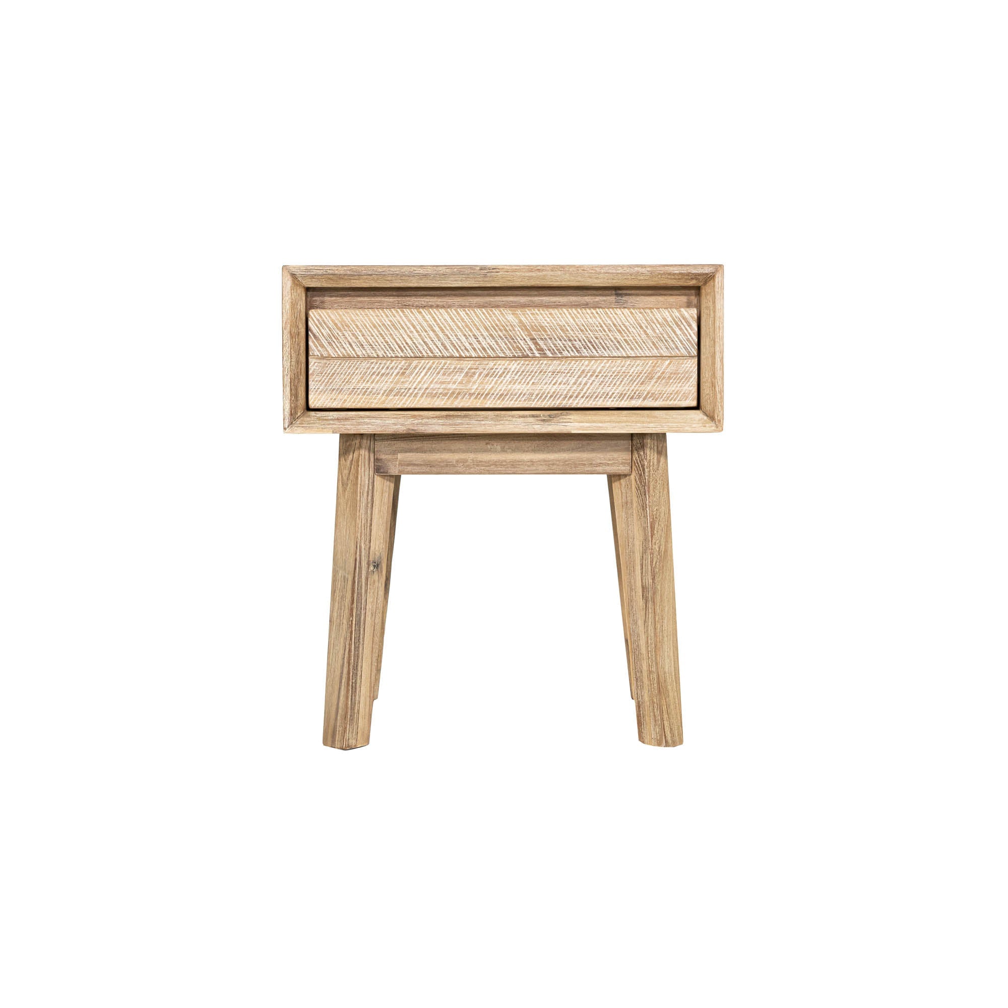 Gia 1 Drawer Nightstand - Light Driftwood - Image 5