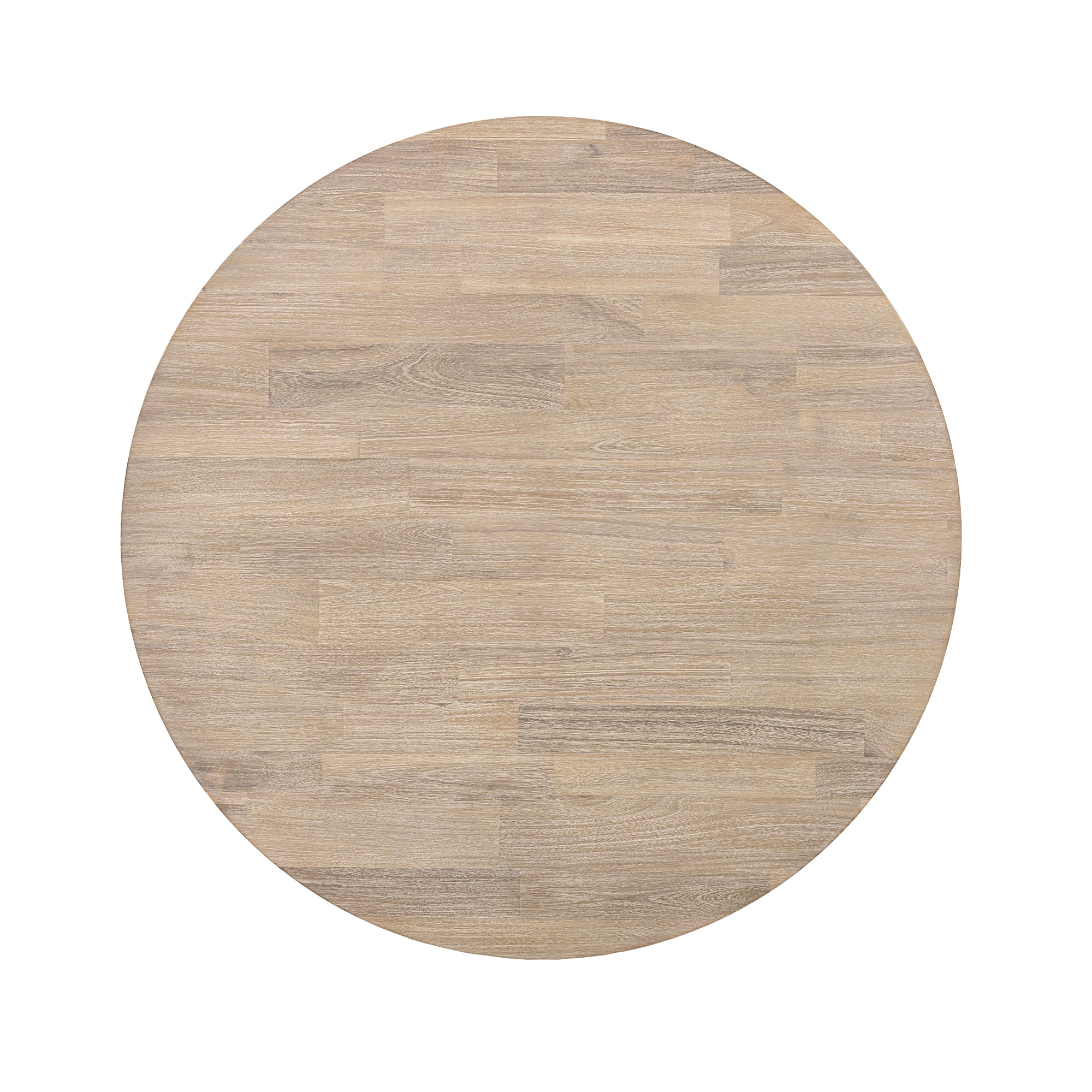 Gia Round Dining Table - Light Driftwood - Image 5