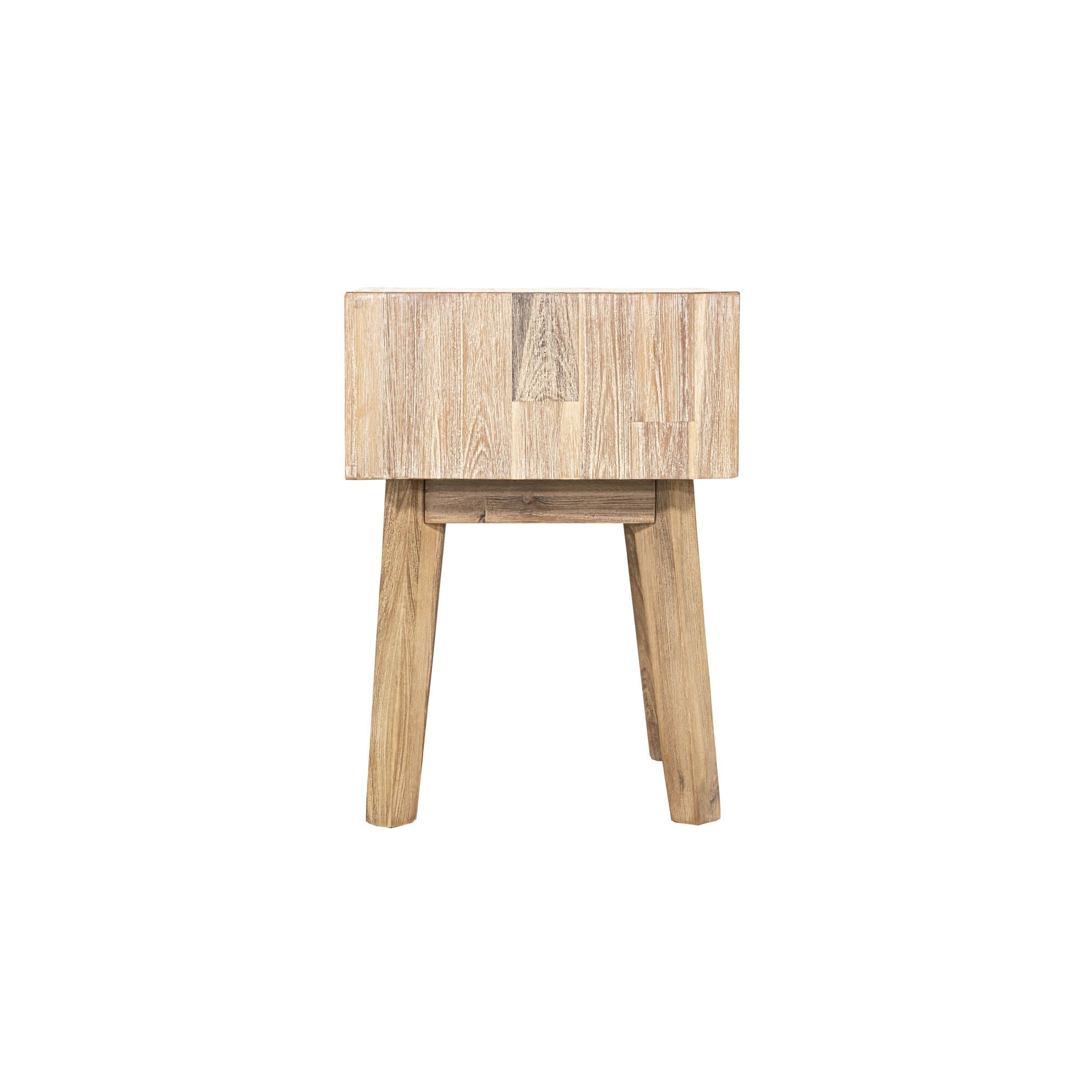 Gia 1 Drawer Nightstand - Light Driftwood - Image 7