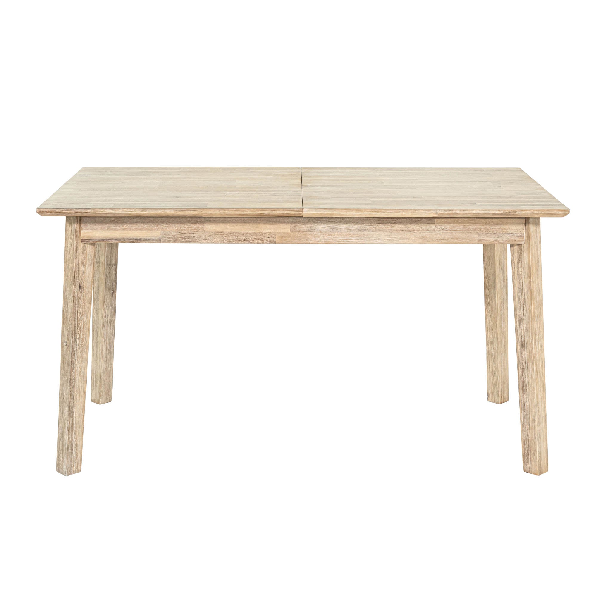 Gia Small Extension Dining Table w/ Butterfly System 55/71" - Light Driftwood - Image 7