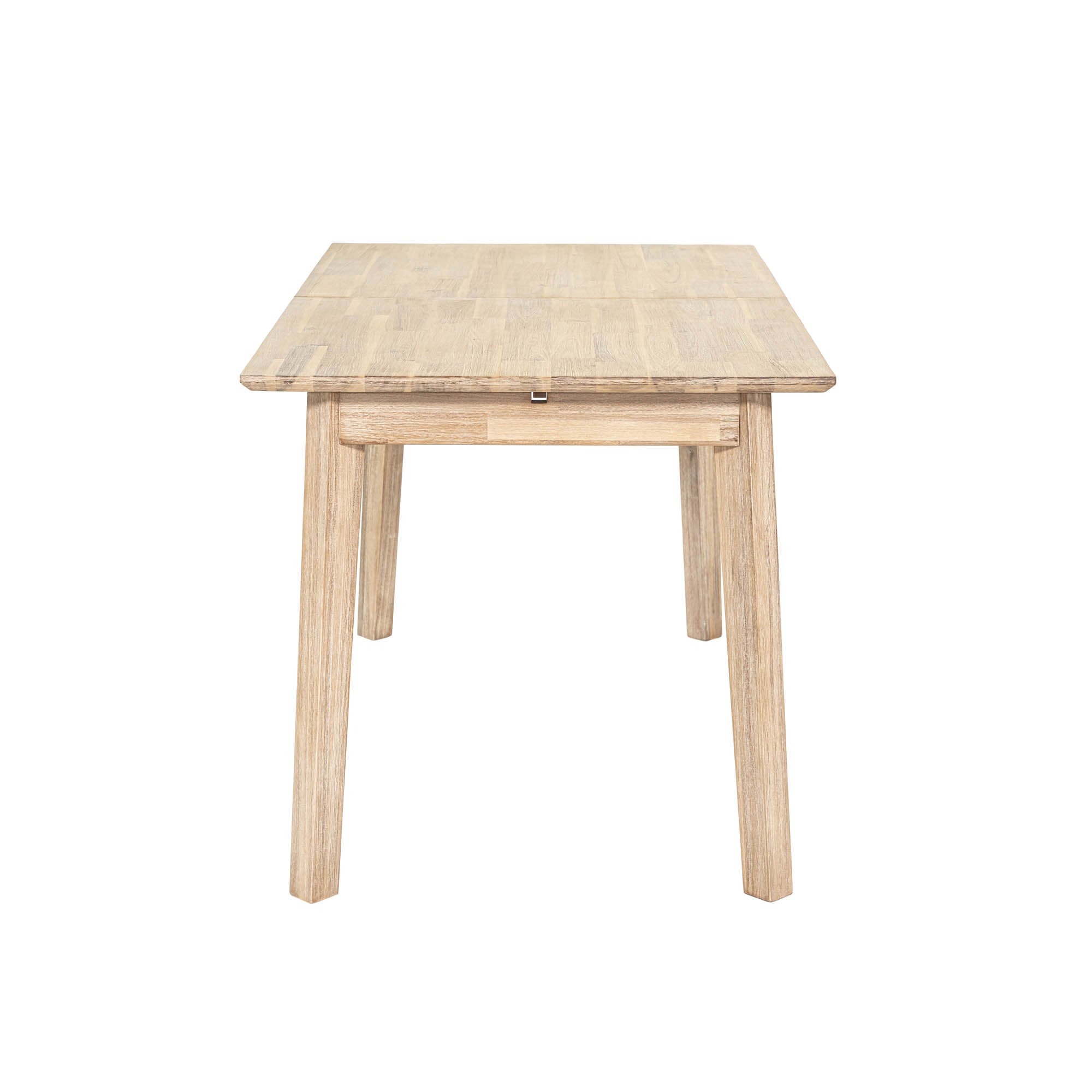 Gia Small Extension Dining Table w/ Butterfly System 55/71" - Light Driftwood - Image 8