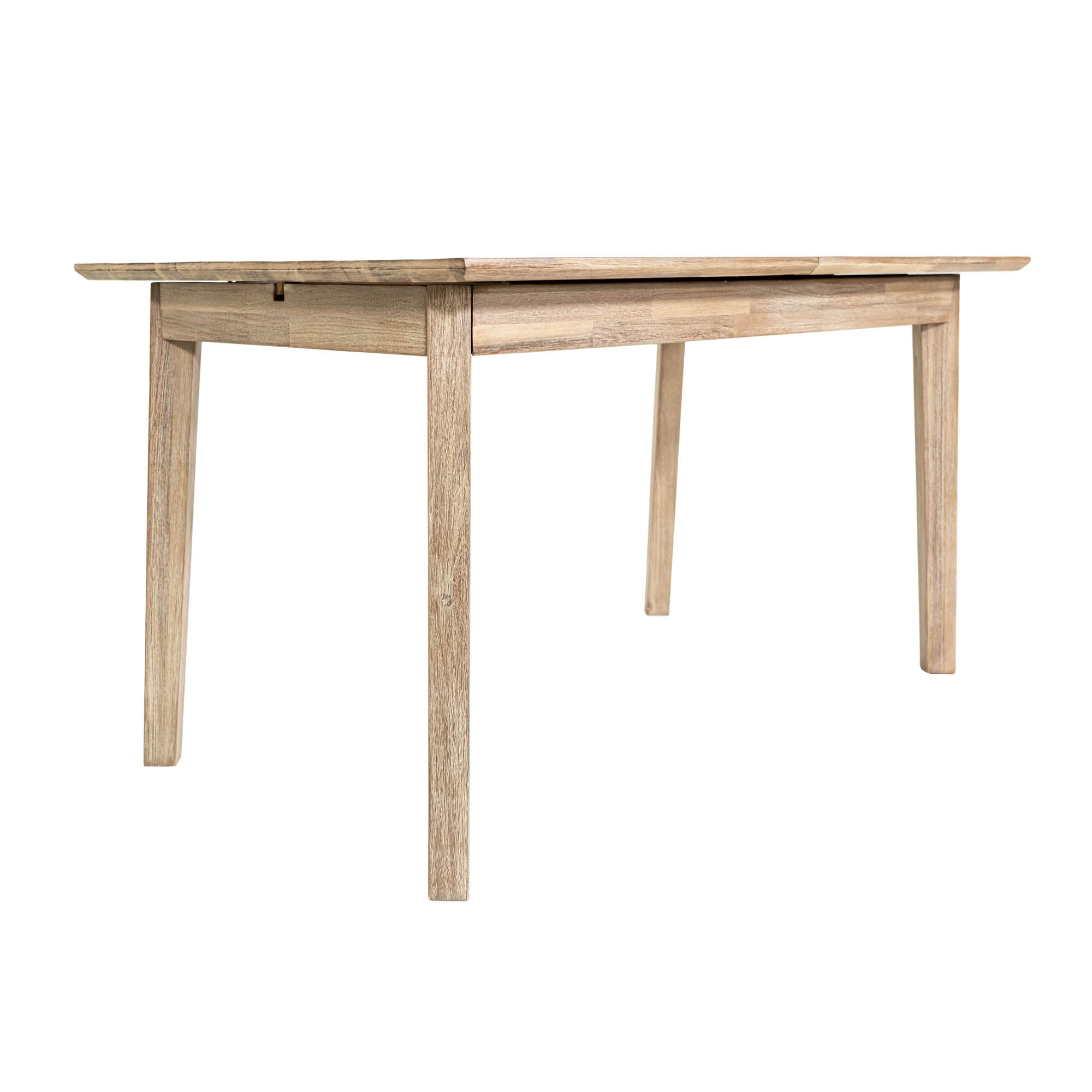 Gia Small Extension Dining Table w/ Butterfly System 55/71" - Light Driftwood - Image 10