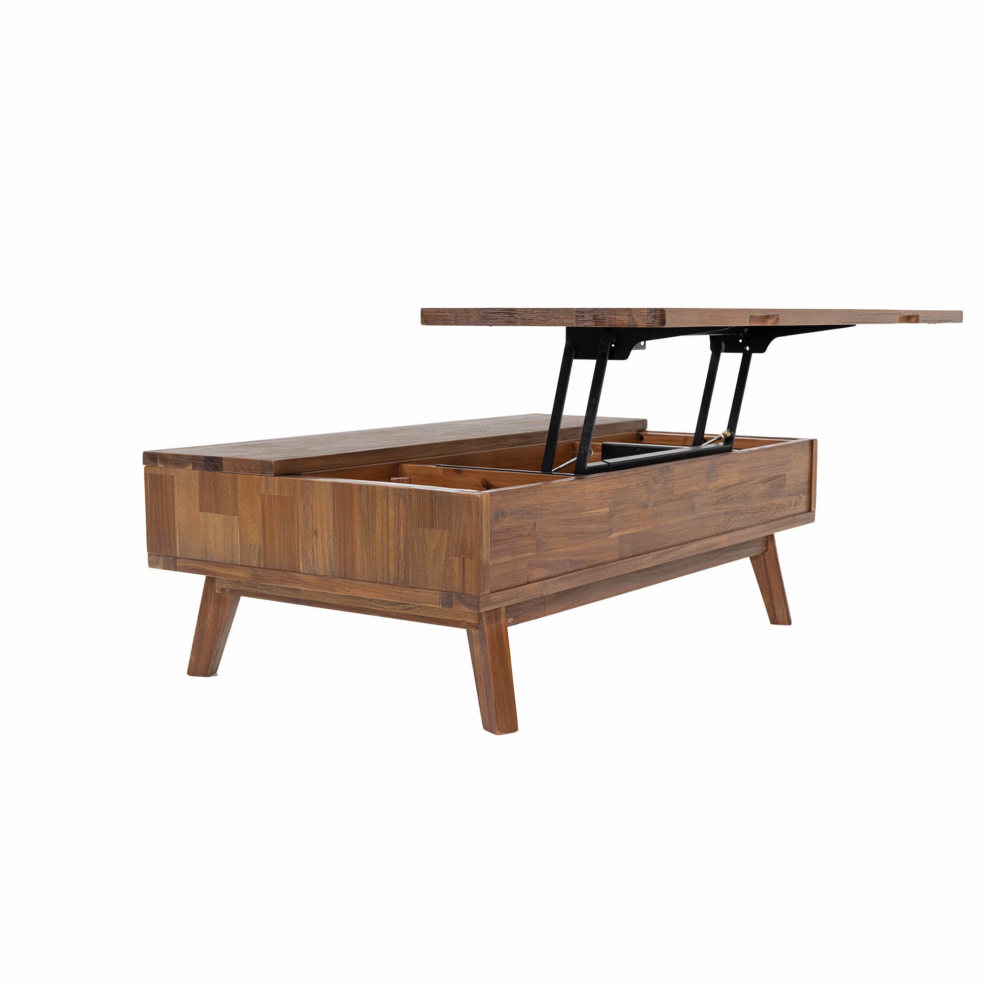 Gia Coffee Table w/ Lift Top - Warm Pecan - Image 10