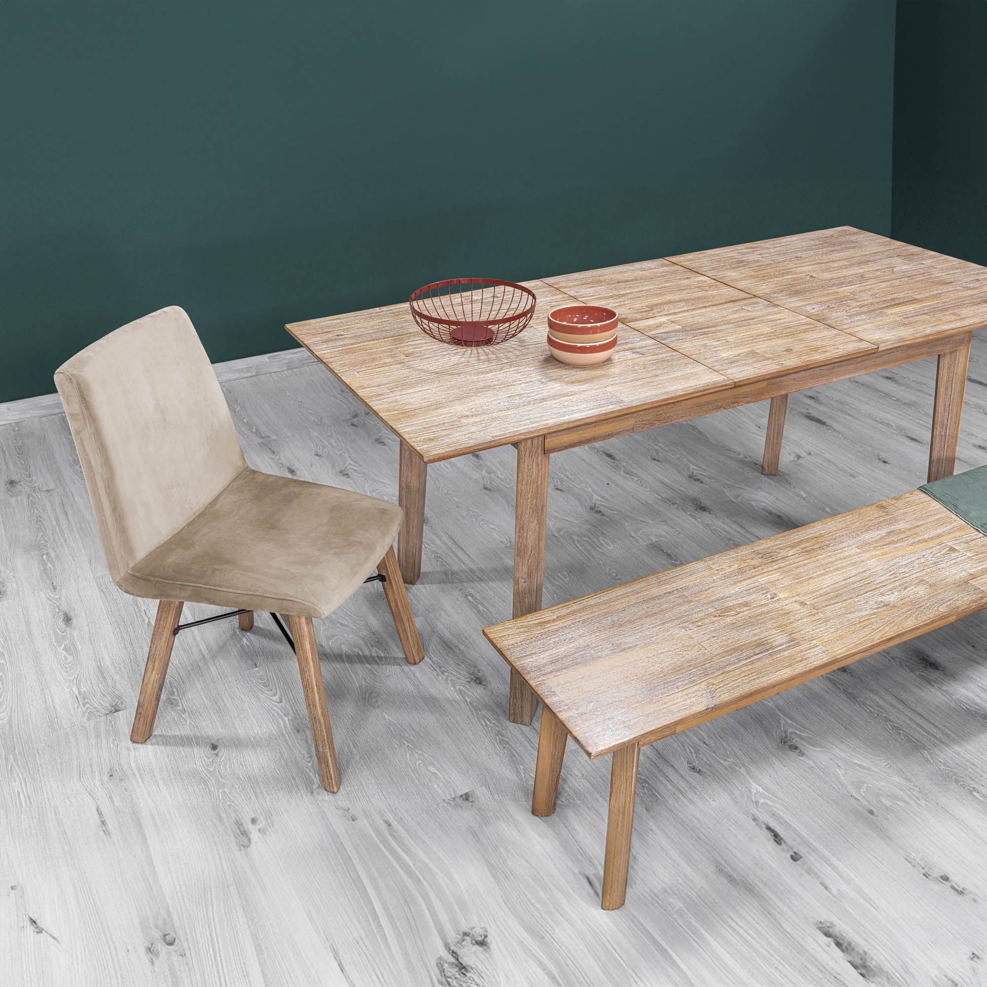 Gia Bench - Light Driftwood - Image 12