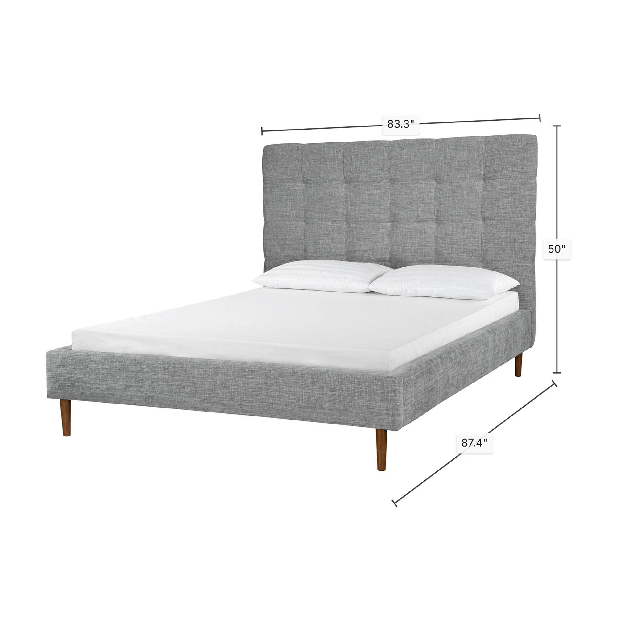 Audrey King Bed - Slate - Image 3