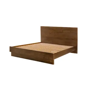 Nevada King Bed - Dark Driftwood