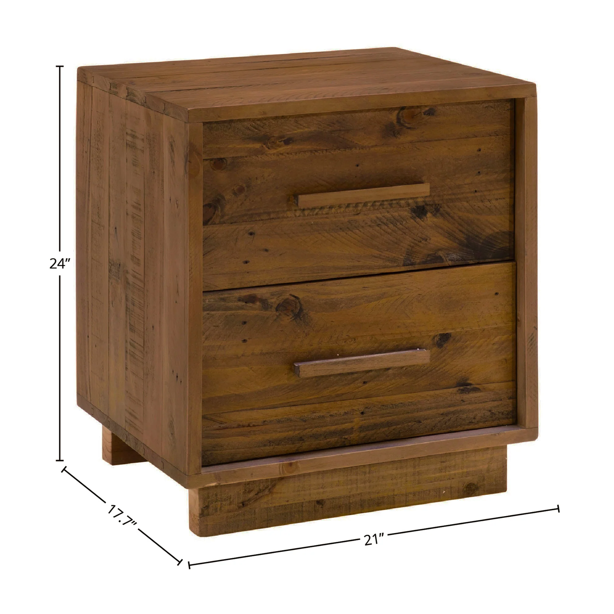 Nevada Nightstand - Dark Driftwood - Image 3