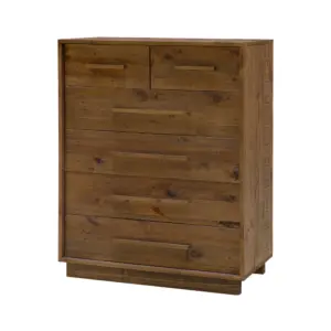 Nevada 6 Drawer Chest - Dark Driftwood