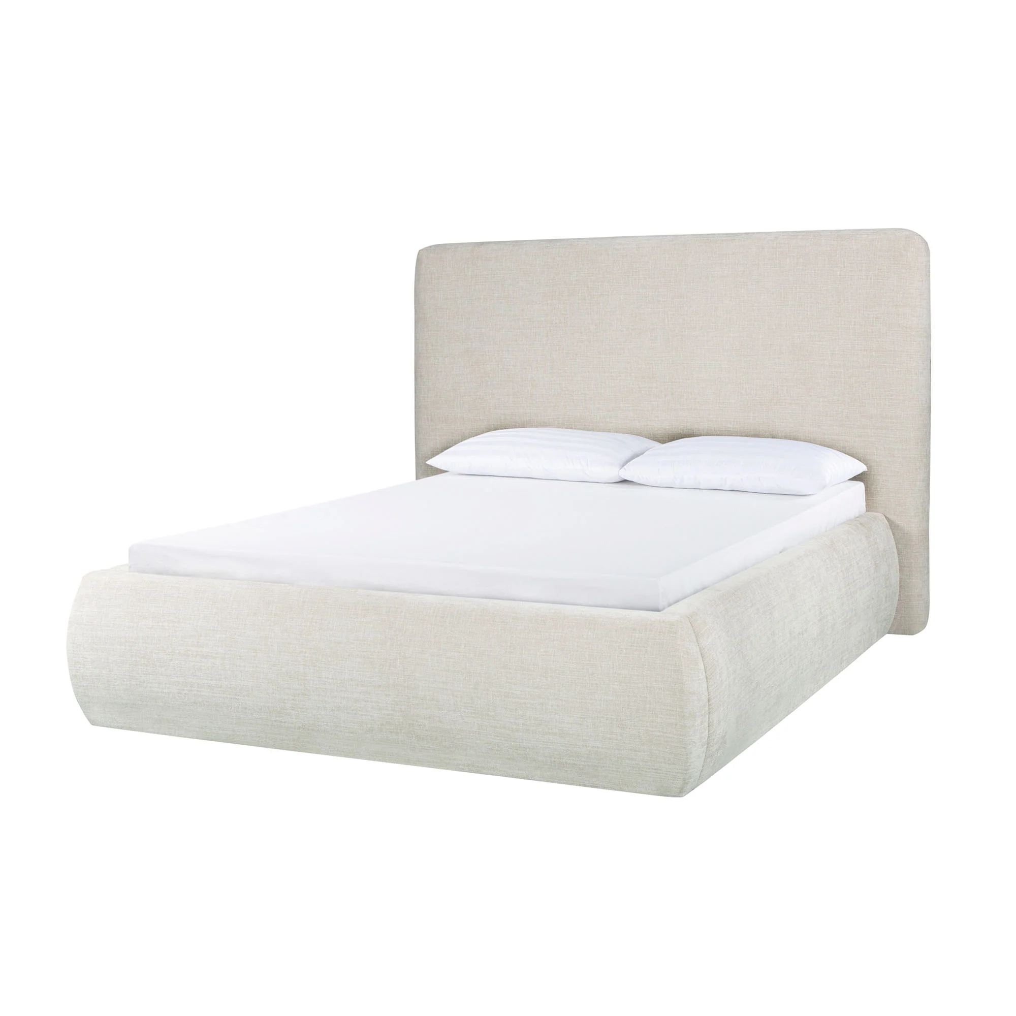 Oceana Queen Bed - Taupe