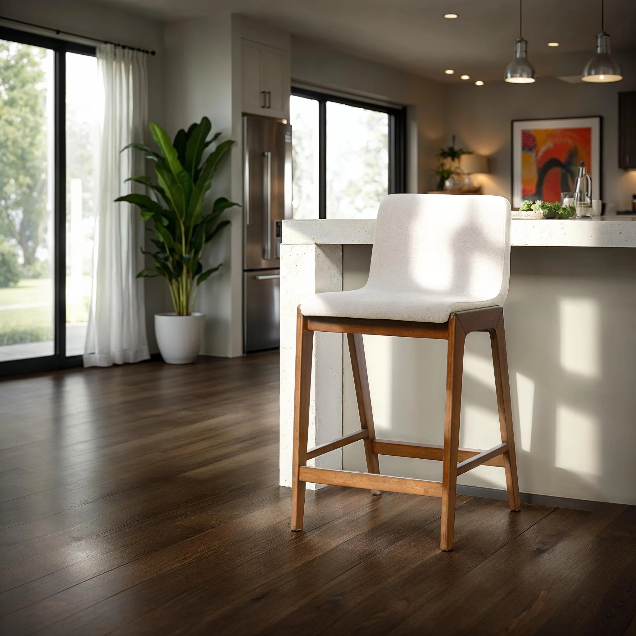 Remix Counter Stool - Cream - Image 2