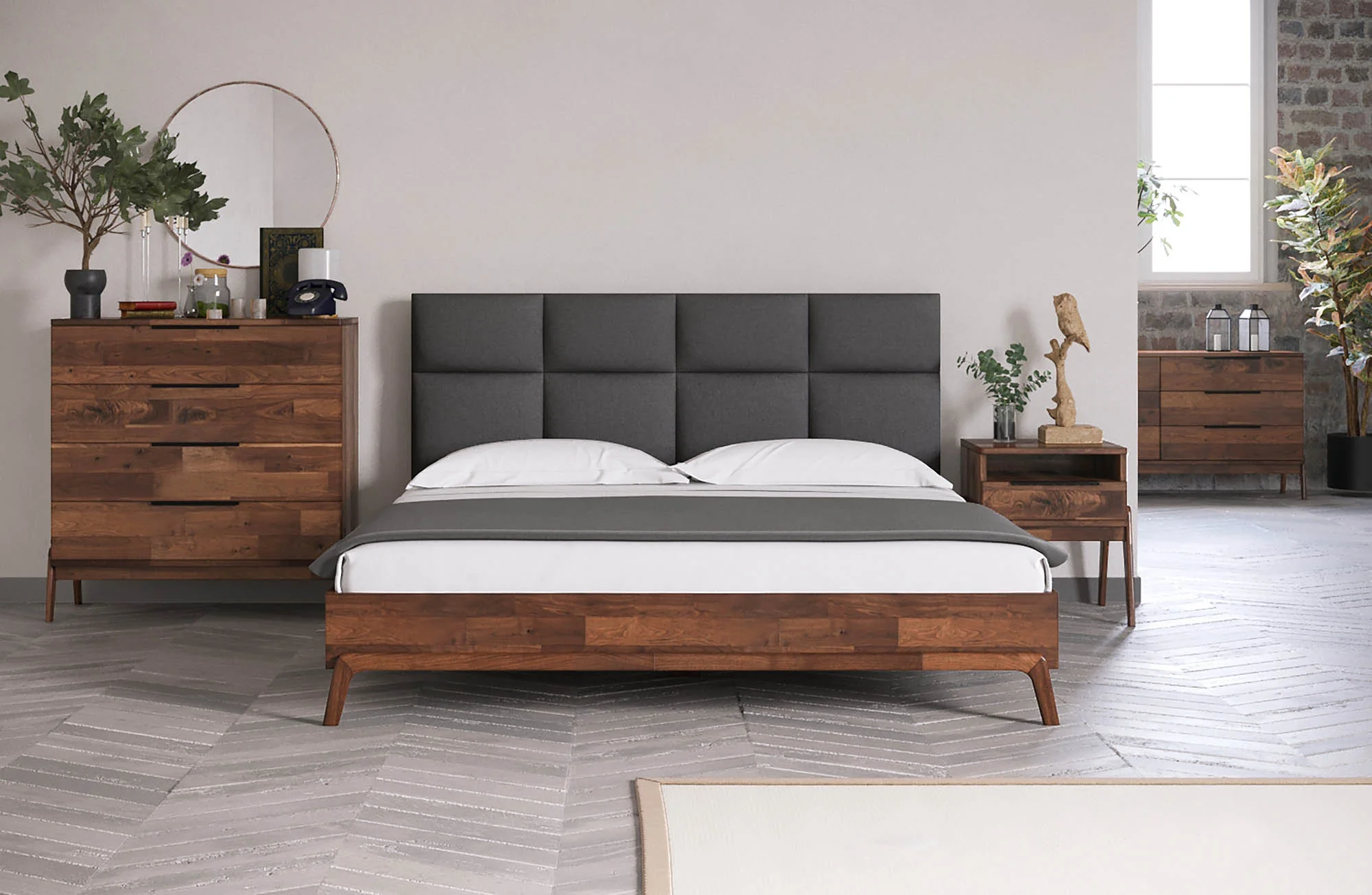 Remix King Bed - Grey - Assembly Variance - Image 6