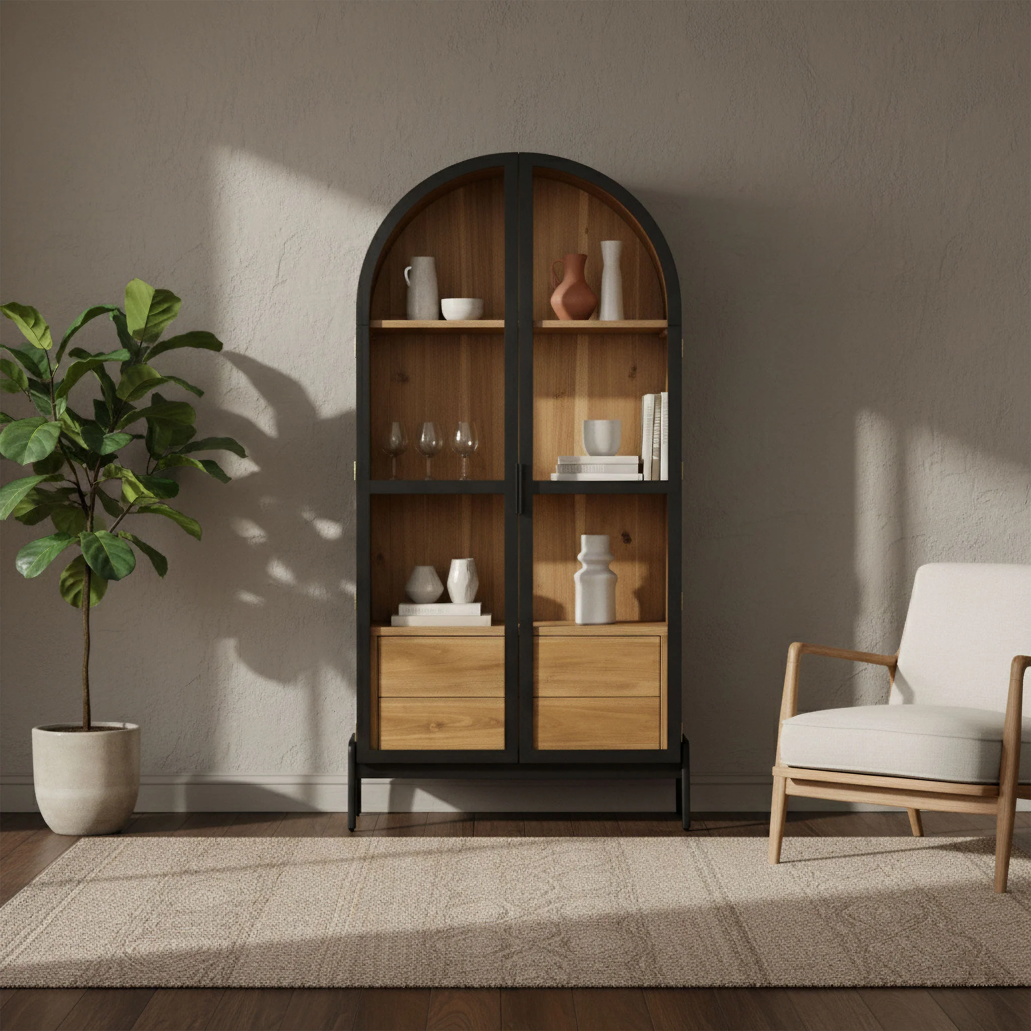 Remix Display Cabinet - Black - Image 2